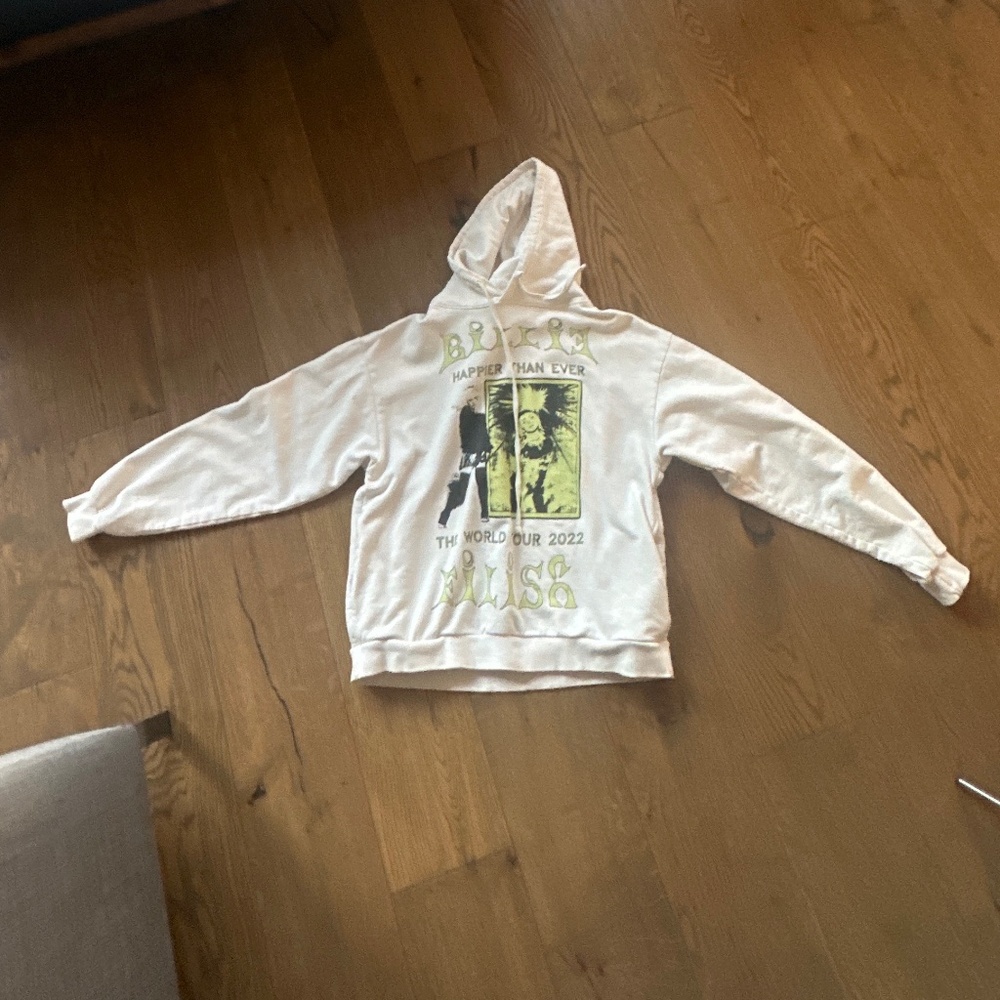 official billie eilish happier than ever world tour hoodie